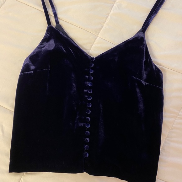 NWT madewell velvet top - Picture 3 of 5
